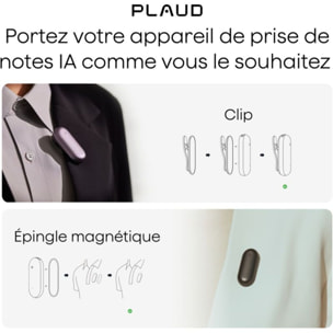 DICTAPHONE PLAUD NotePin Cosmic Gray