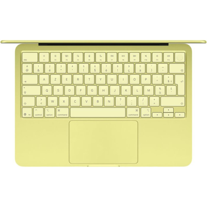 Ordinateur Apple MACBOOK Neo Puce A18 Pro CPU 6 / GPU 5 coeurs Mémoire RAM 8Go Stockage 512Go SSD Jaune agrume avec Touch ID
