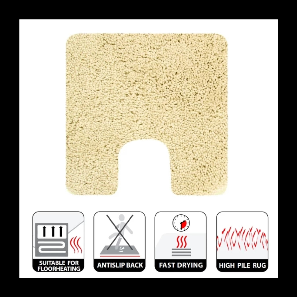 Tapis de bain Microfibre HIGHLAND Jaune Clair Spirella