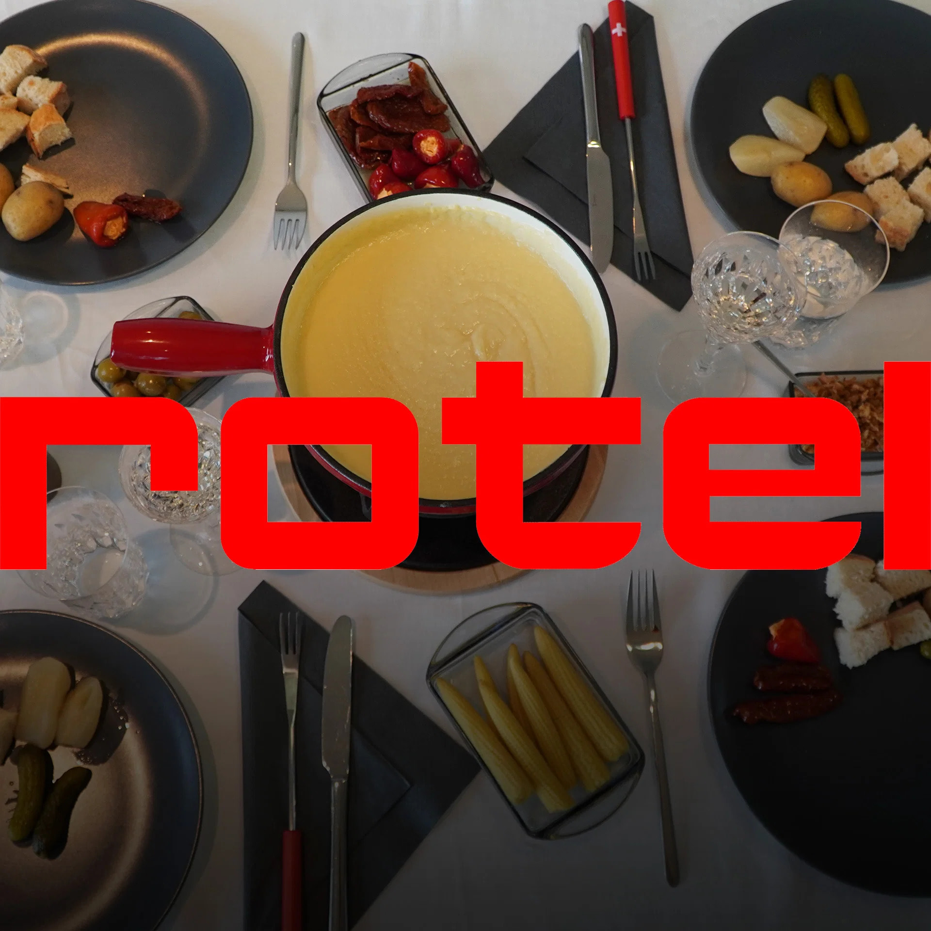 Service à fondue au fromage pour 6 personnes Rotel Swiss Tradition