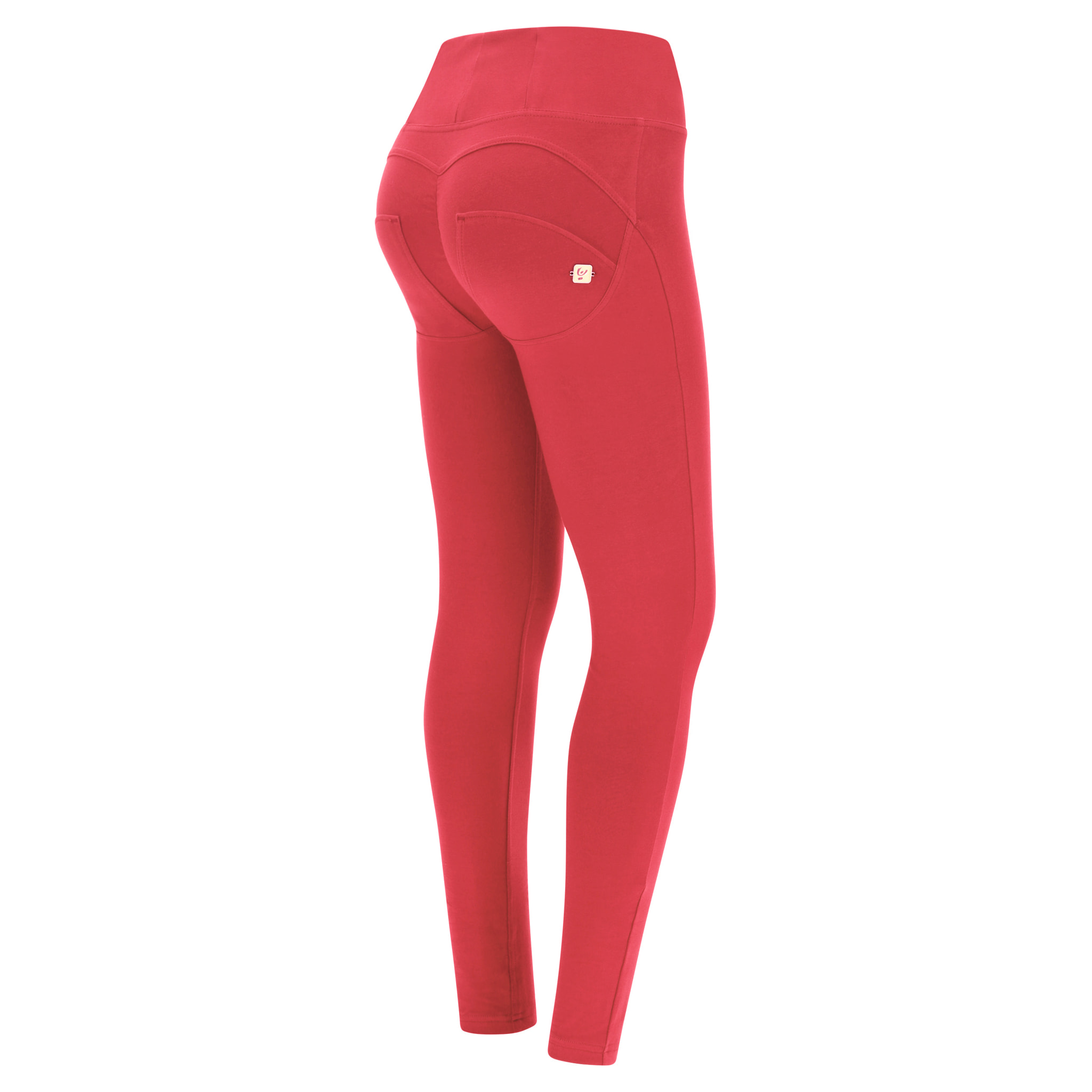 Pantaloni push up WR.UP® vita alta superskinny in cotone