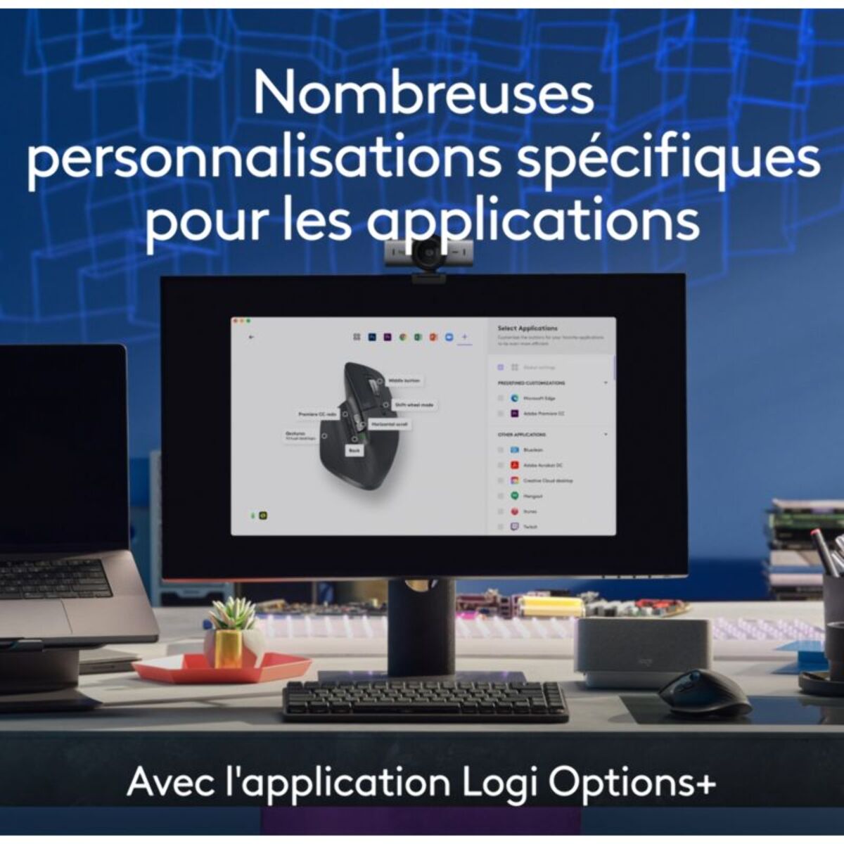 Souris sans fil LOGITECH MX Master 3S Bluetooth