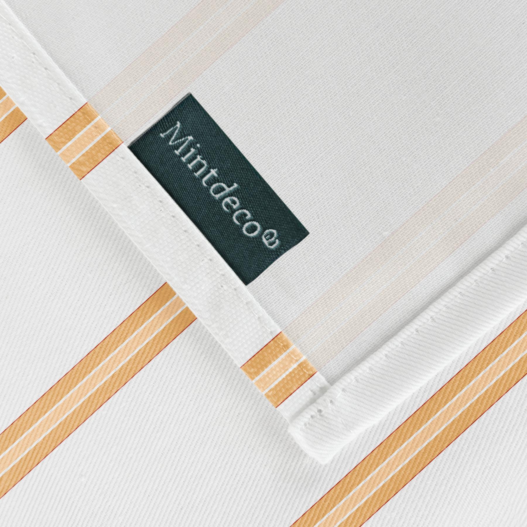 Nappe imprimée anti-tâches LAMBÍ JAUNE