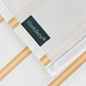 Nappe imprimée anti-tâches LAMBÍ JAUNE