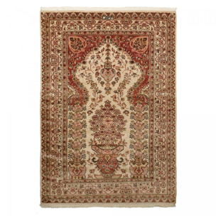 Authentique Tapis d'Orient fait main en soie FIME