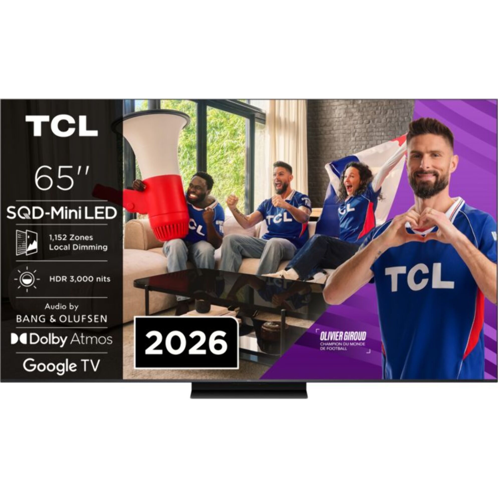 TV Mini Led TCL SQD 65C79L 2026 - 65 pouces ( 164 cm )
