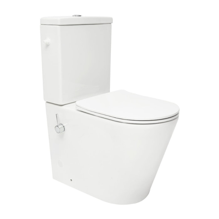 Brevis réservoir de chasse d'eau en céramique, vendu sans cuvette, blanc (SATBRE36BFCC)