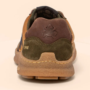 Zapatos N5435A MULTI MATERIAL CUERO/OROEL color Cuero