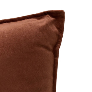Coussin Lilou marron tonka 45x45cm