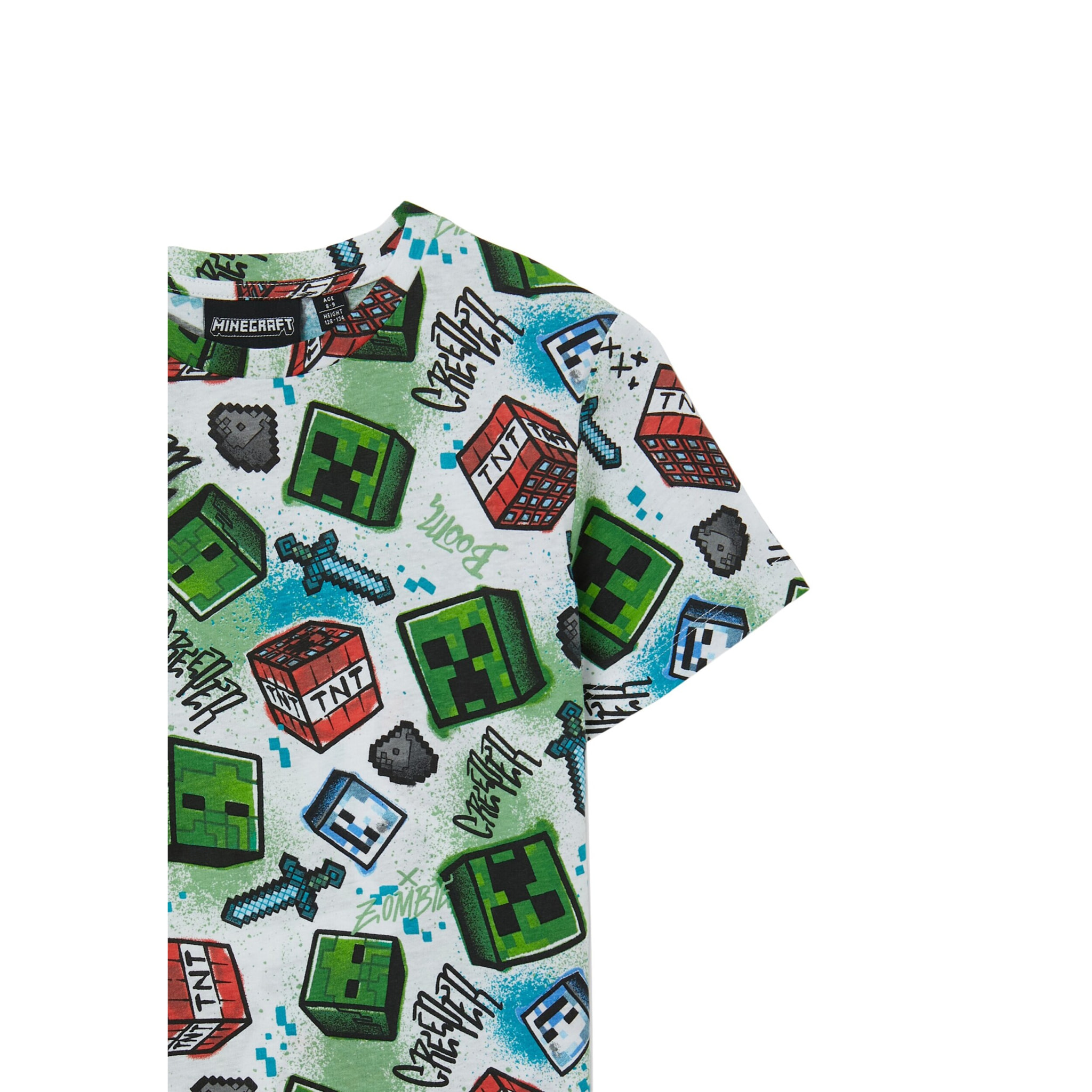 T-shirt stampa Minecraft