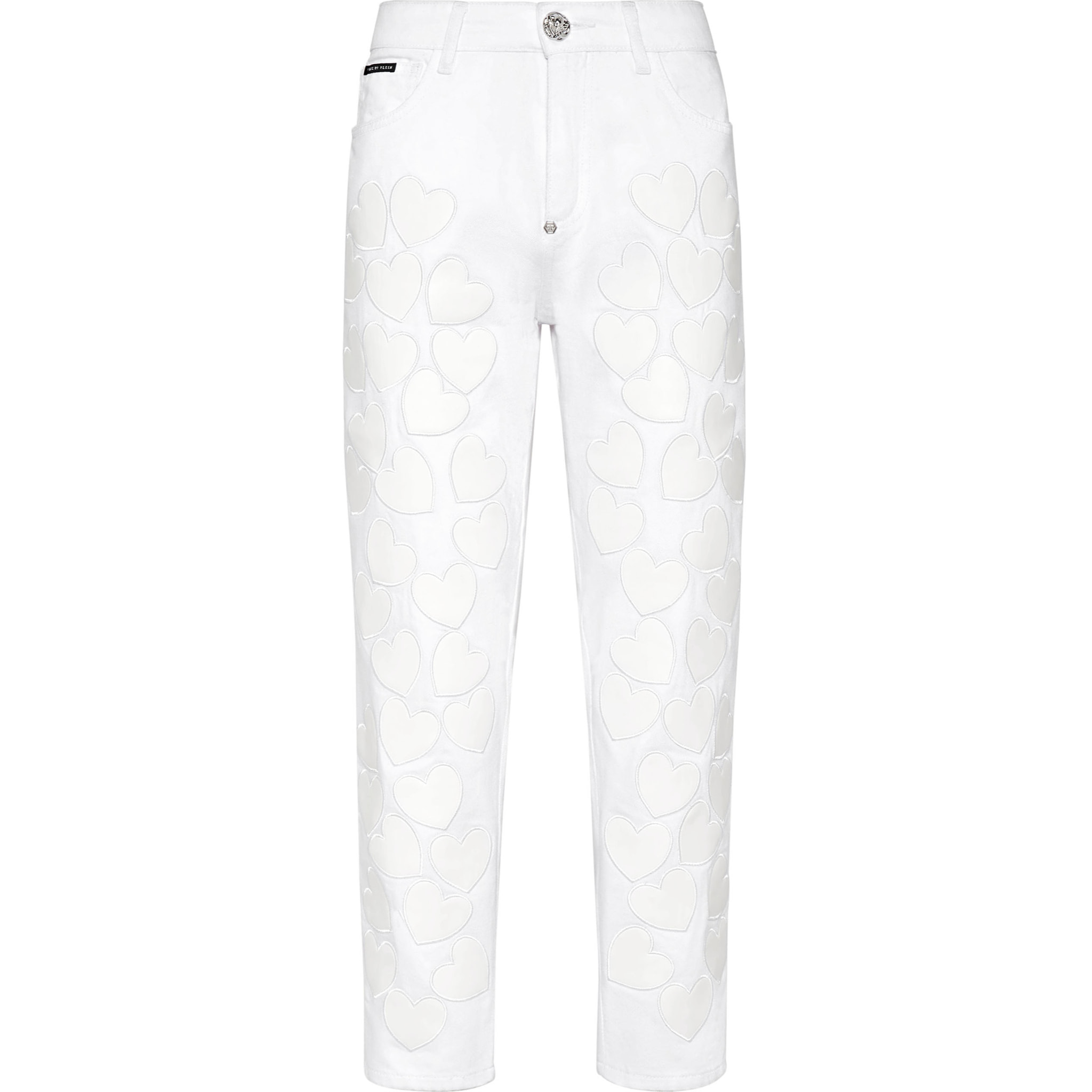 PHILIPP PLEIN Jeans dal taglio mom HEART