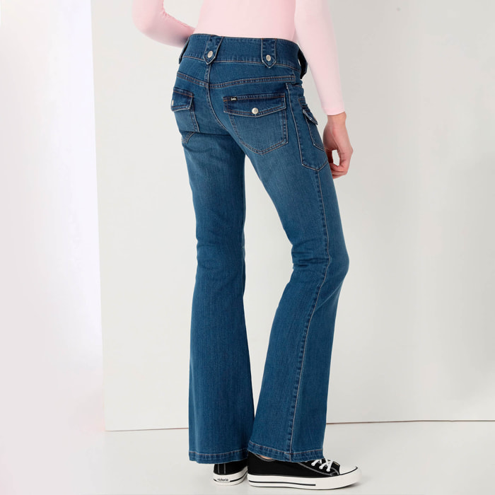 Jeans Revolver - Western - corte bootcut - algodón - azul denim