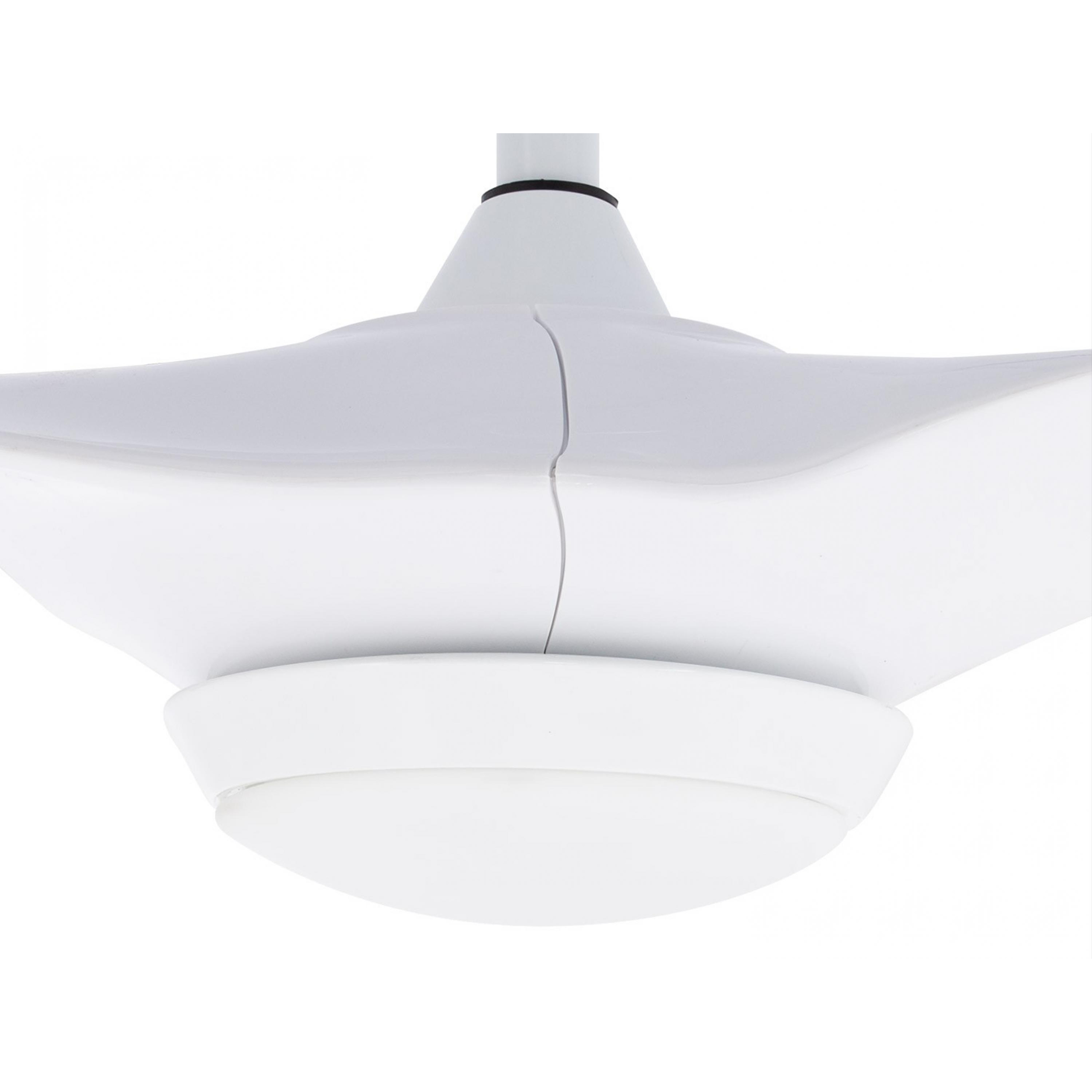 Ventilateur de plafond ø132 cm avec LED et Wifi Réversible Hypersilence