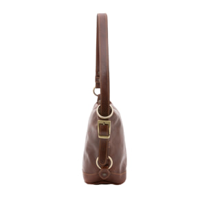 Borsa a secchiello da donna - Modello False - Vera pelle - 25.0 x 28.0 x 14.0 cm