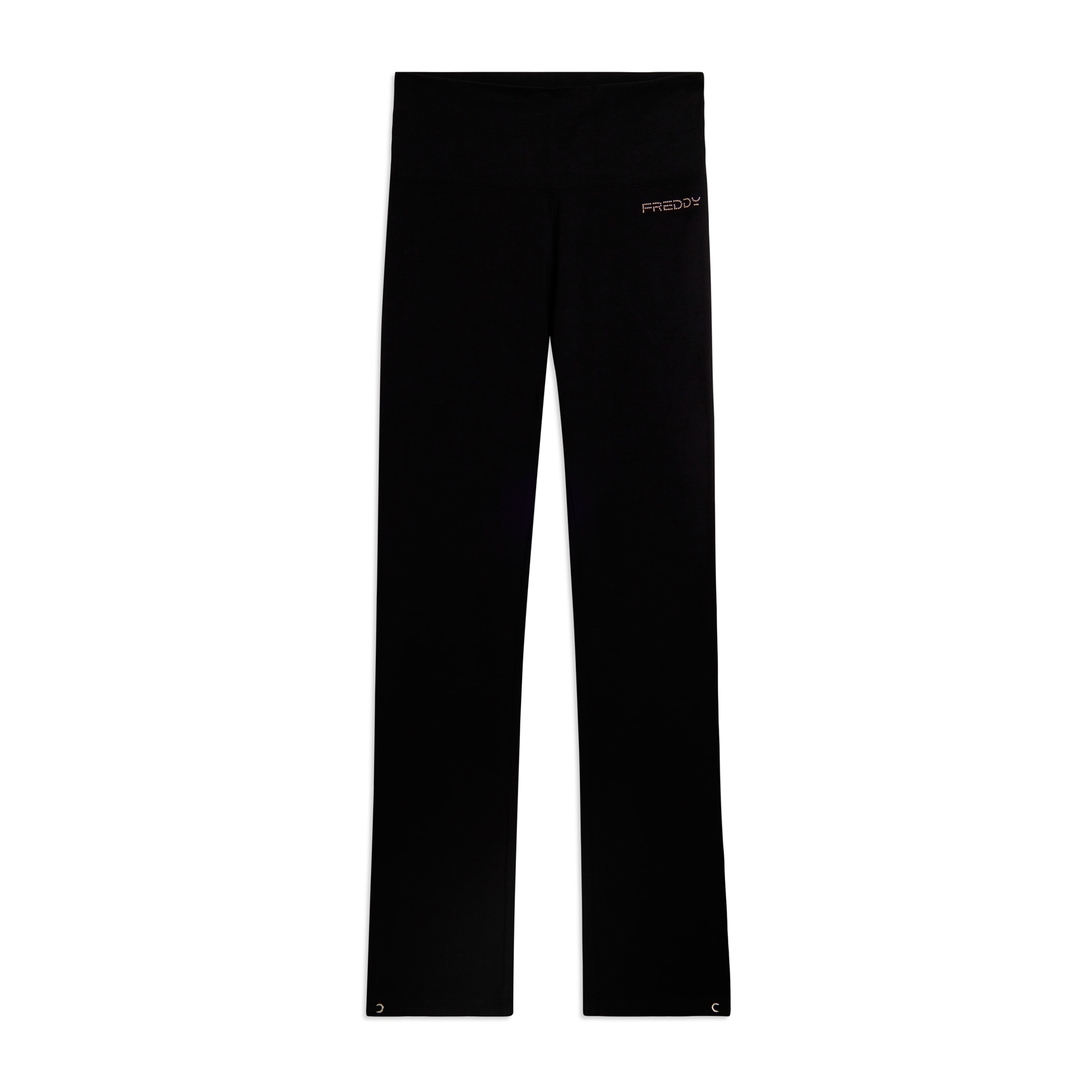 Pantaloni Sportivi in Jersey Stretch con Fondo Regolabile