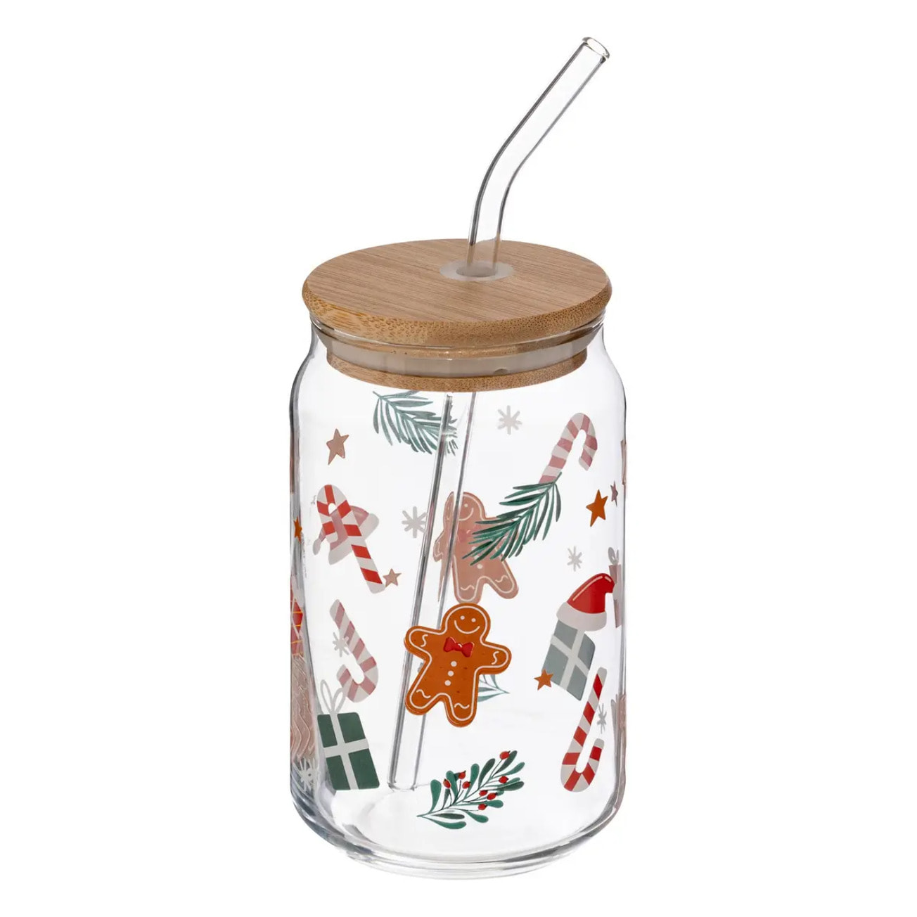Gobelet verre avec paille 48 cl