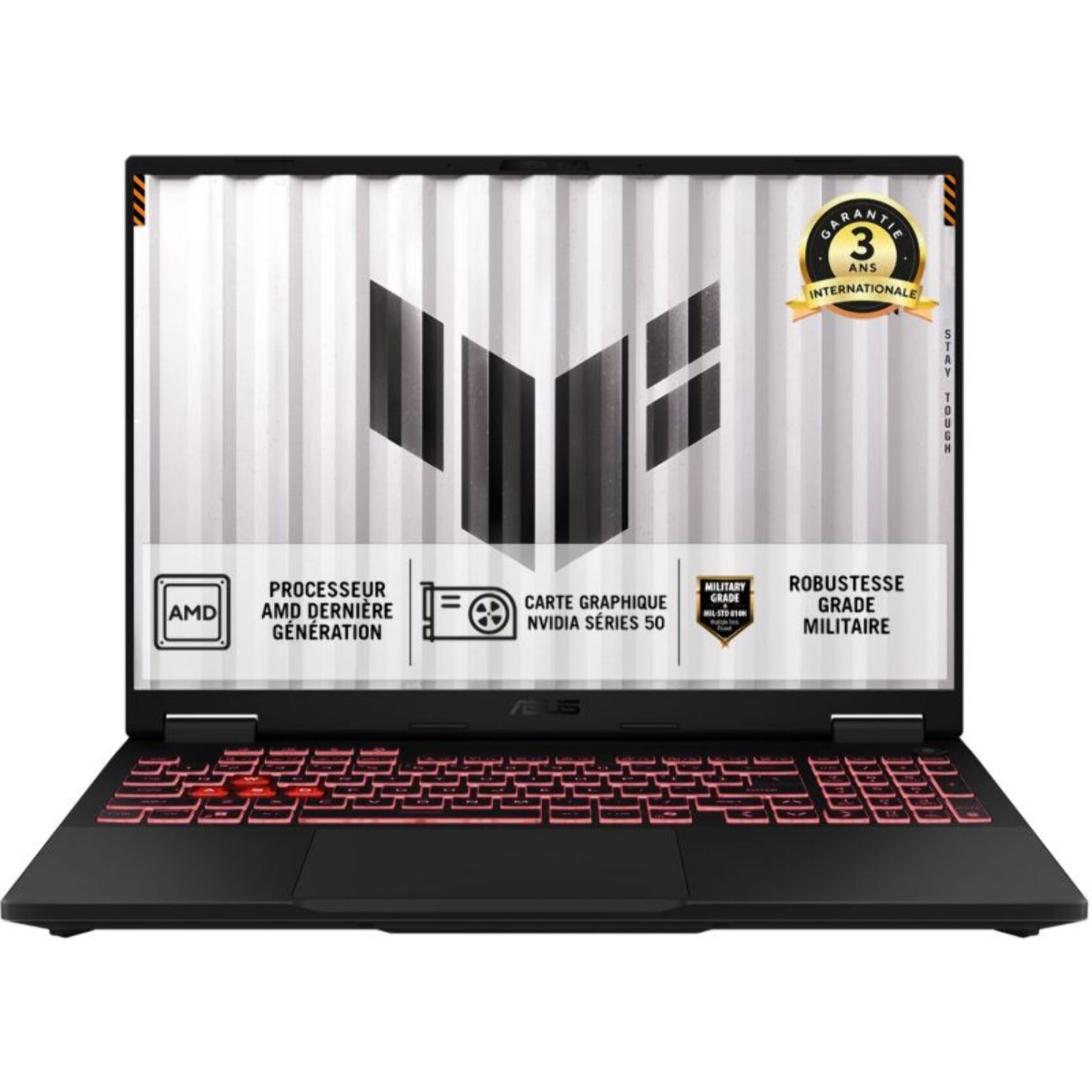 PC Gamer ASUS TUF A16" WUXGA 165Hz AMD Ryzen 9 8940HX Nvidia GeForce RTX 5060 32 Go RAM DDR5 SSD 1 To