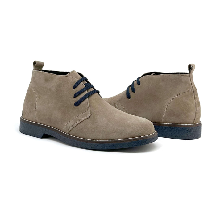 Botin para Hombre - Duca di Morrone Juri Suede Taupe