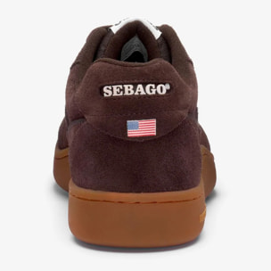 Sneakers Sebago Uomo Donna Marrone Hurricane Suede