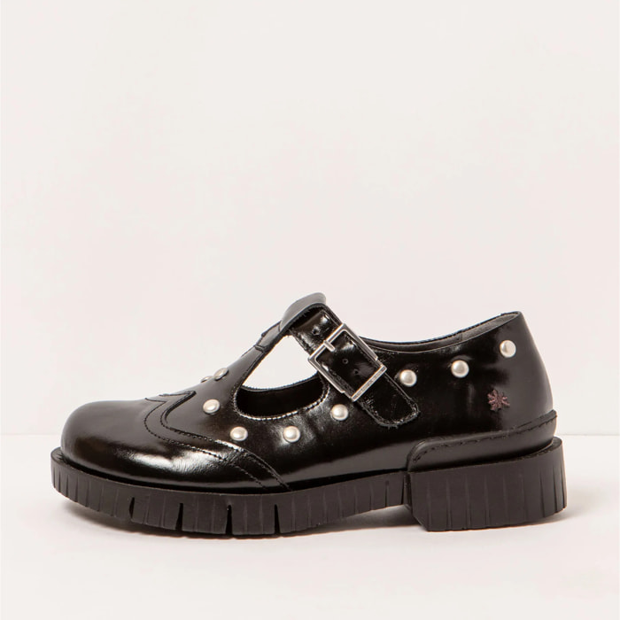 Zapatos 1834S NAPPA SHINNY BLACK /OXFORD color Black