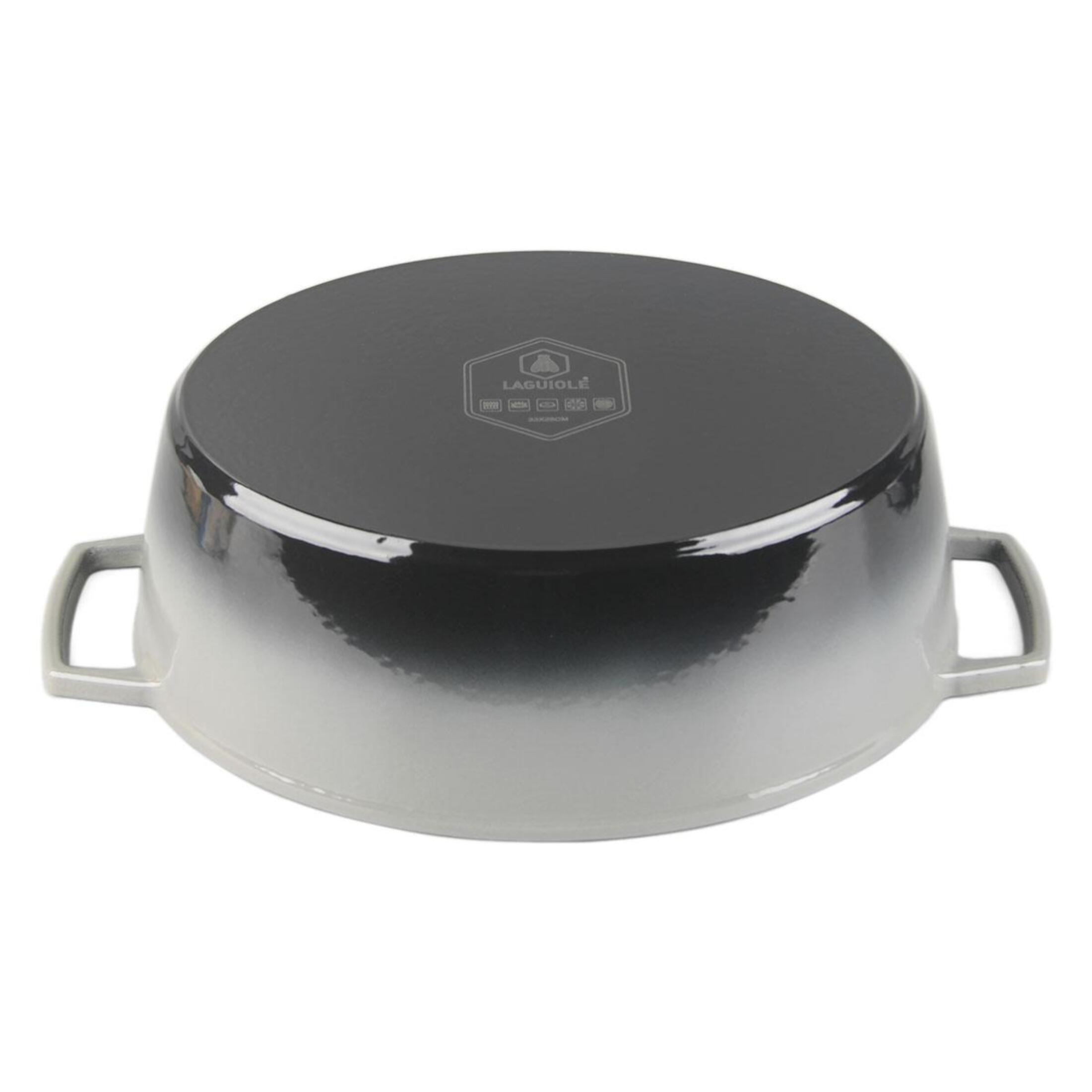 Cocotte en fonte ovale 33cm - "Masseiron Ardoise"