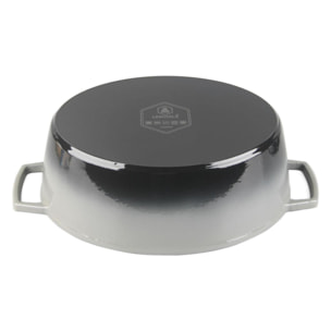 Cocotte en fonte ovale 33cm - "Masseiron Ardoise"