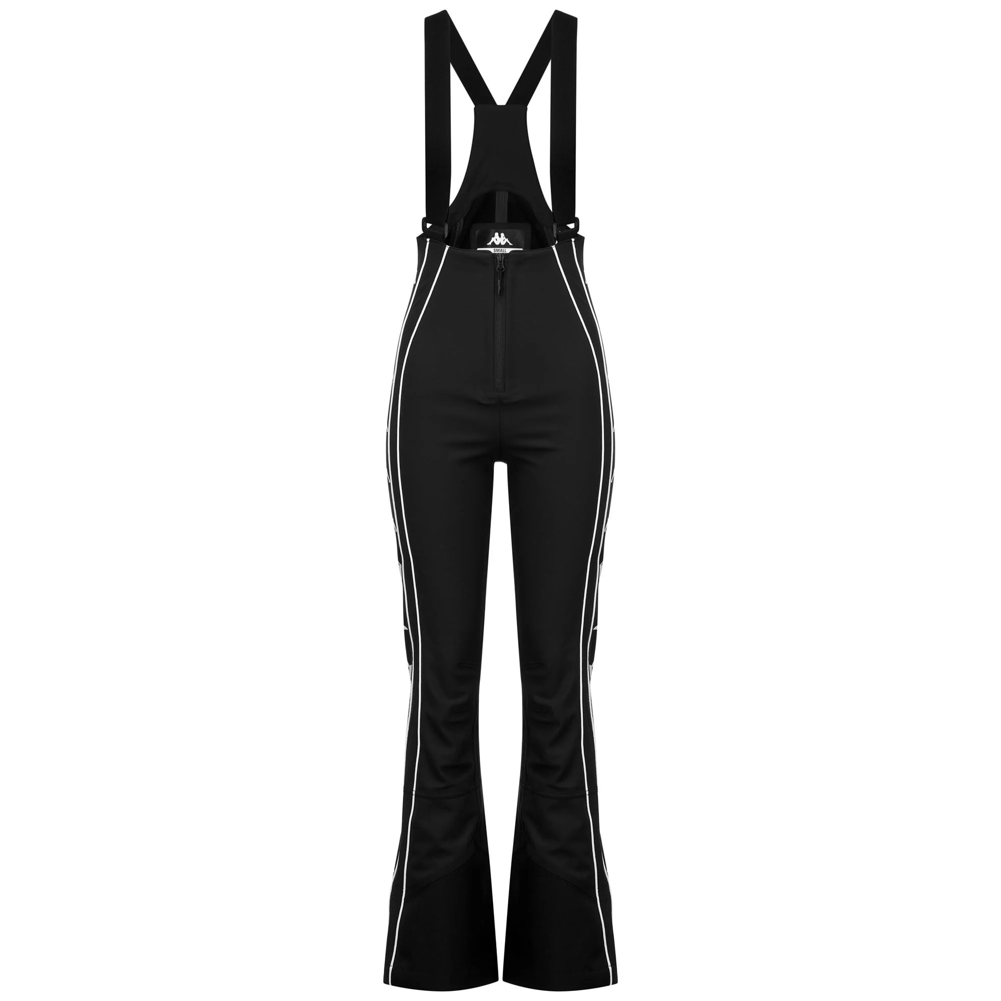 Kappa - Pantalones Mujer Negro - 6Cento 685 222 Banda