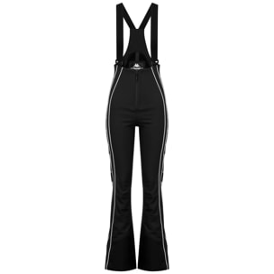 Kappa - Pantalones Mujer Negro - 6Cento 685 222 Banda