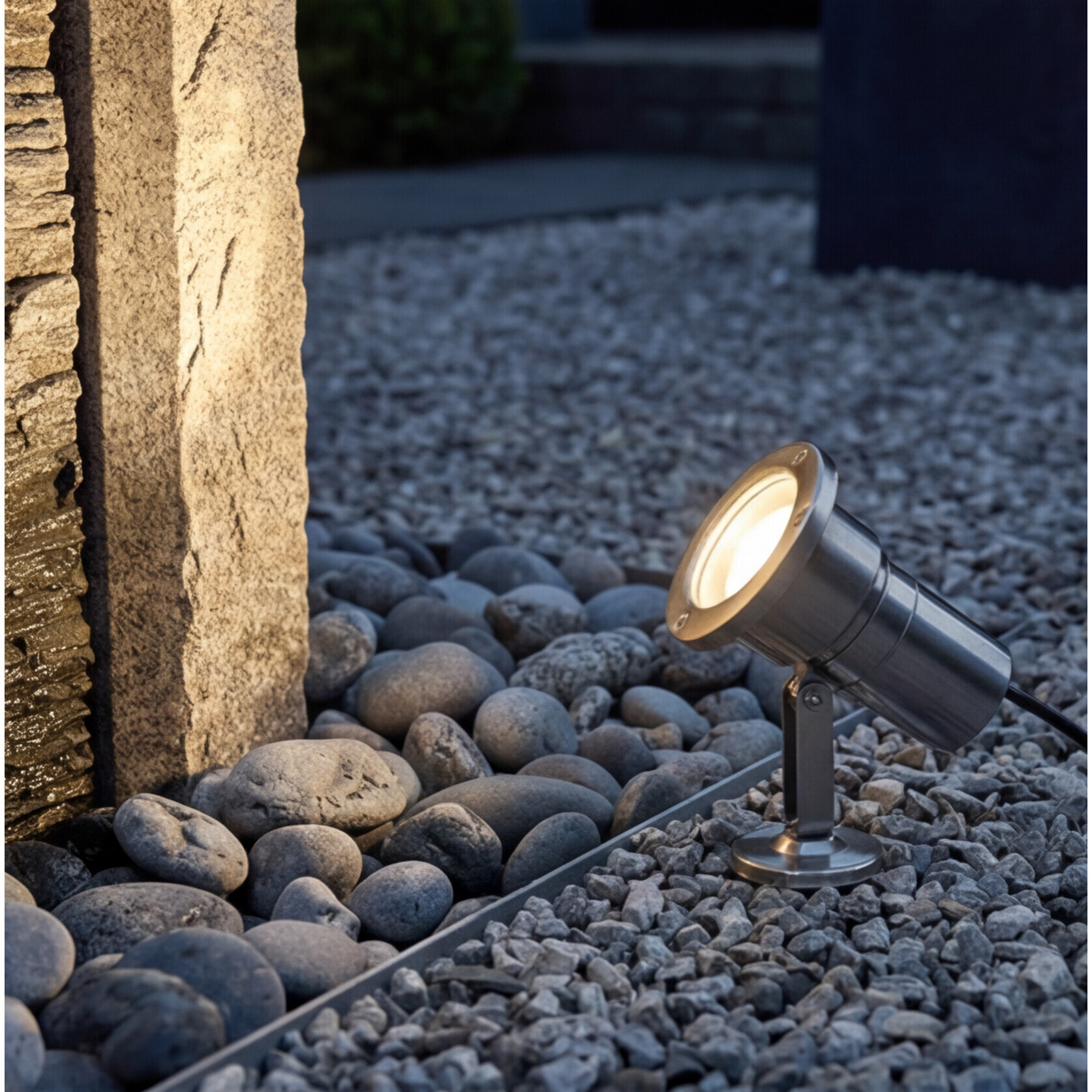 LEDS C4 Proyector Ip66 Helio Aisi 316 Gu10 8W Acero Inoxidable Aisi 316 333Lm