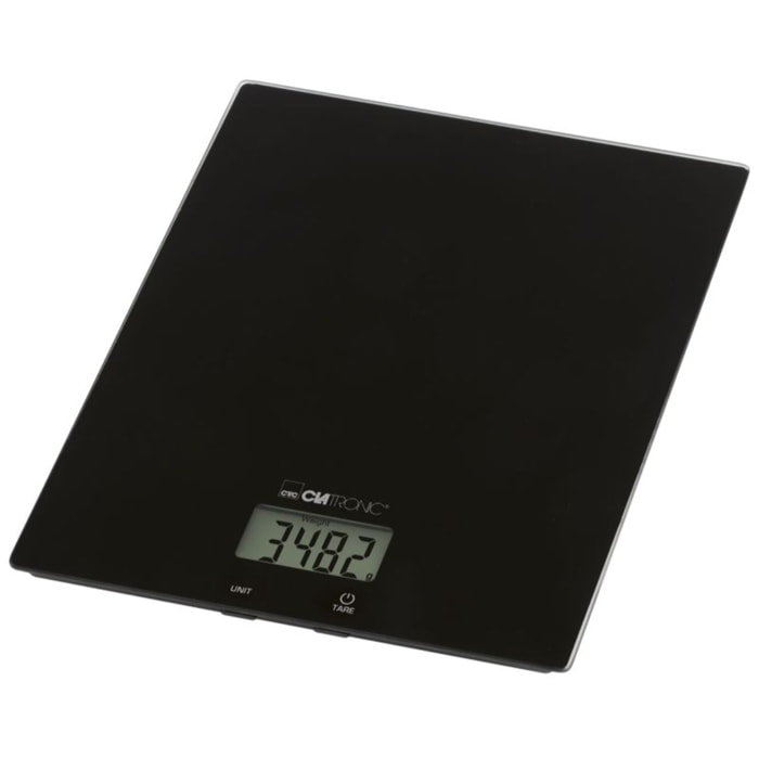 Balance de cuisine en verre Noir Clatronic  KW3820-Noir