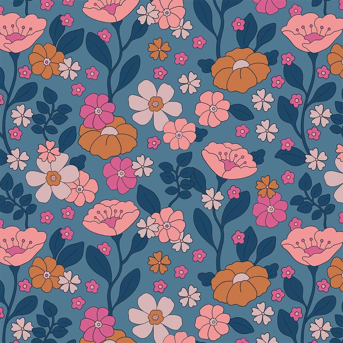 Papier peint panoramique Adèle bloom  Intissé