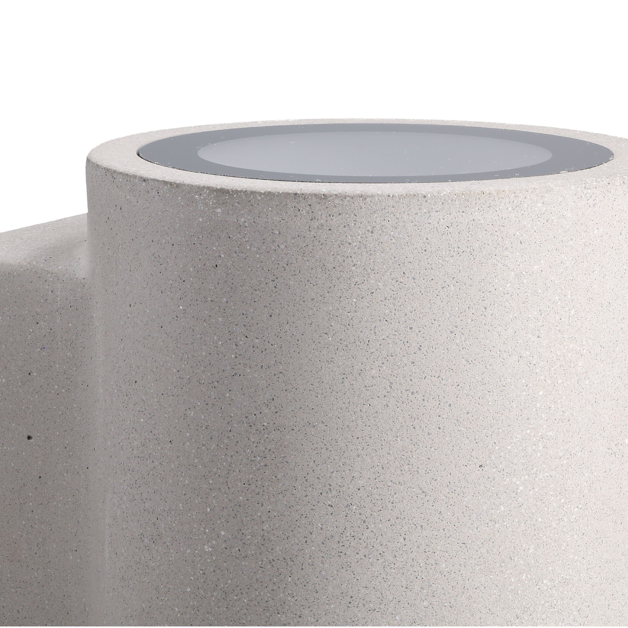 Forlight Aplique de pared exteropr Rem acabado cemento IP44 8W 11 x 20 x 13cm