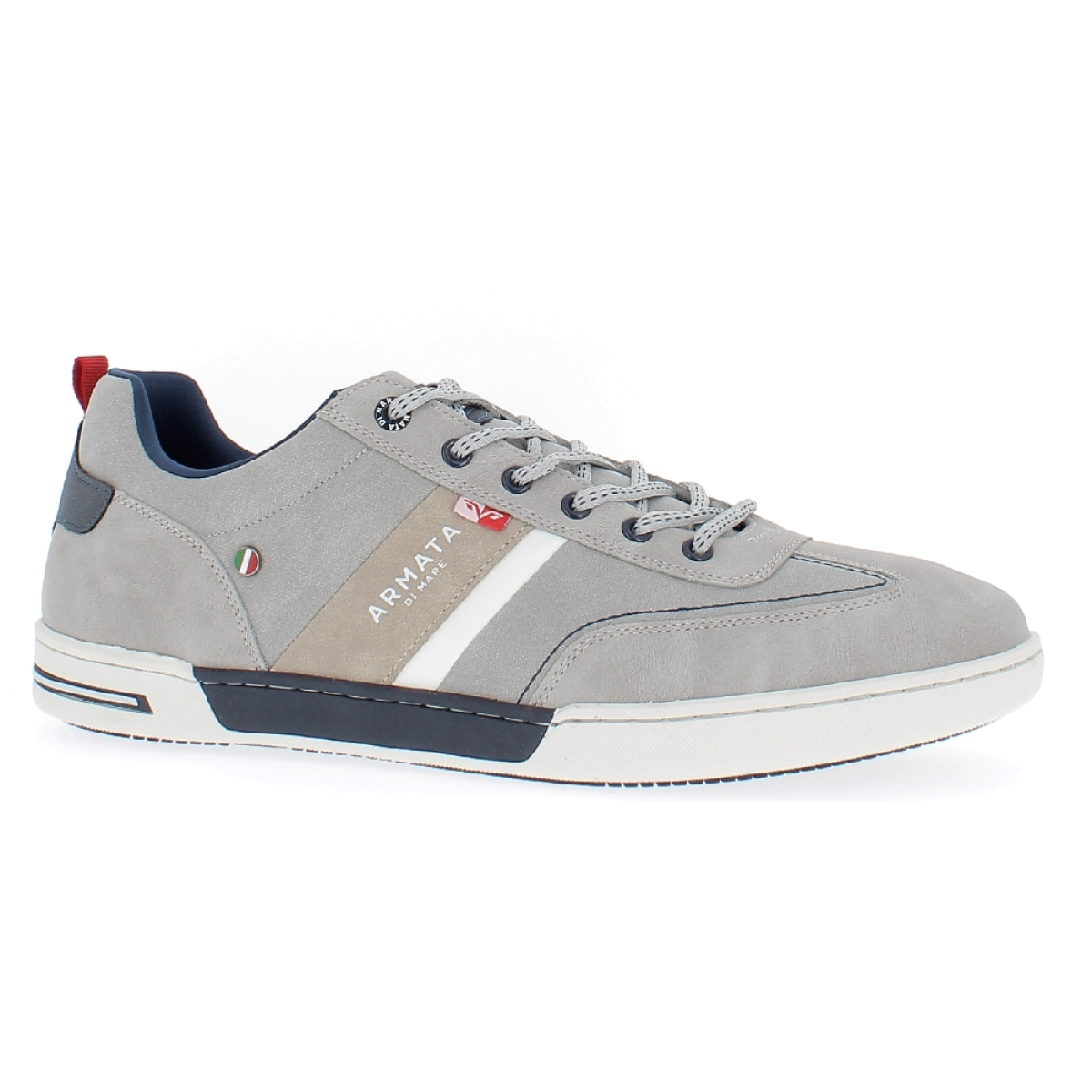 Armata di Mare Scarpe Uomo Sneakers Casual Stringate con Soletta Rimovibile in Memory Foam AMU SS23M309 Grey