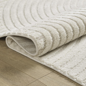 Tapis salon et chambre tissé motif simple JEJU