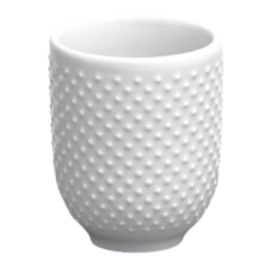 Lot de 6 tasses blanc - "Serenity"