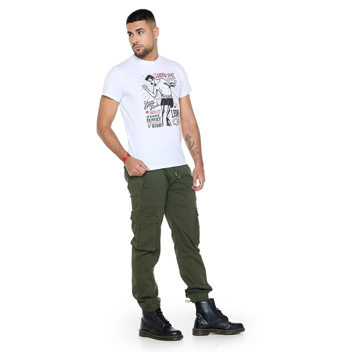 Camiseta Hombre "Metropolitan" Vintage Boxer Manga Corta