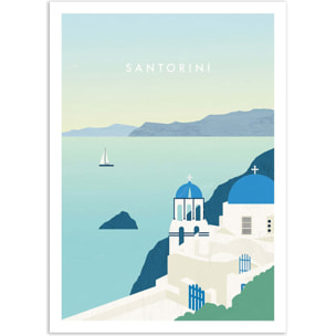 Affiche - Santorini - Katinka Reinke