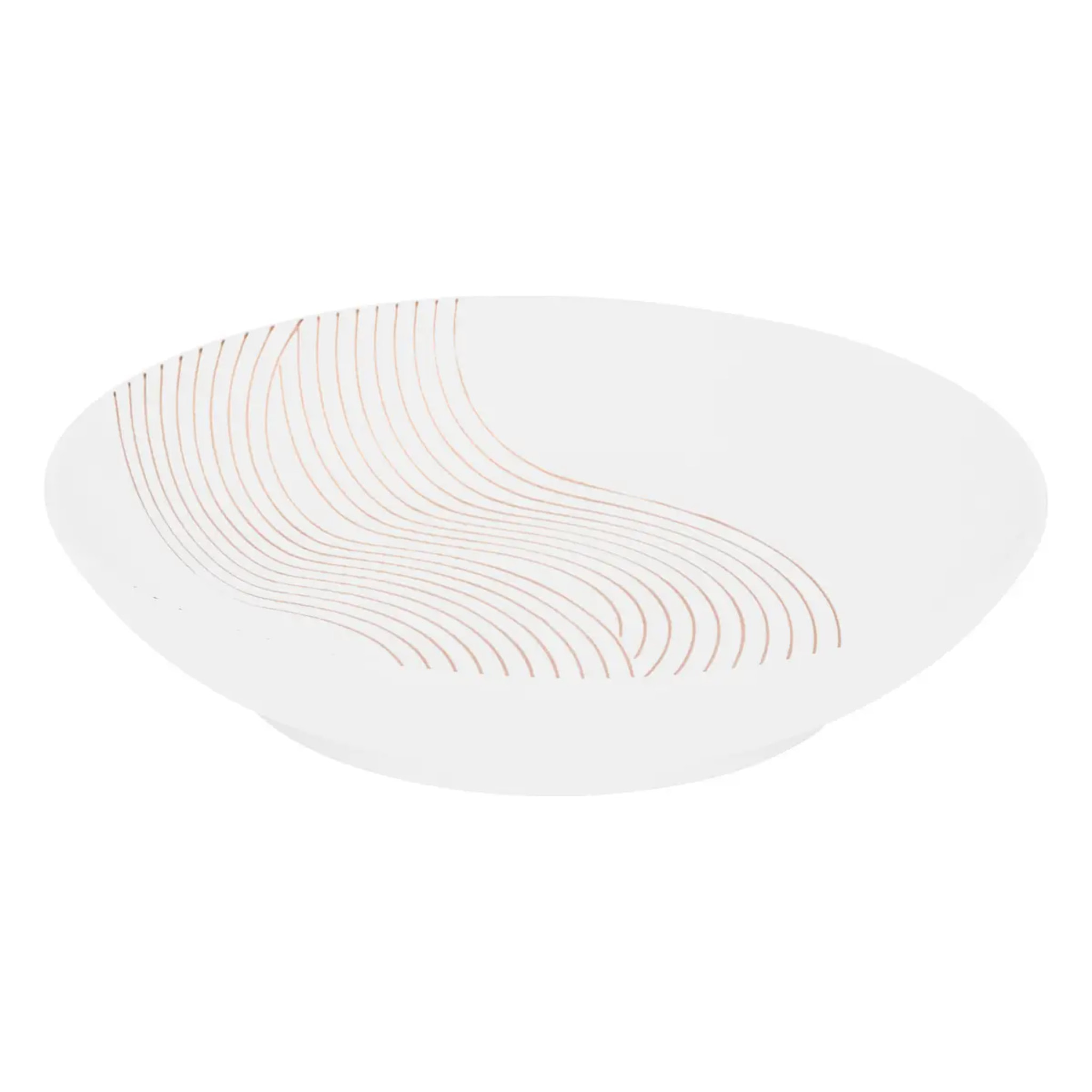 Lot de 6 Assiette creuse Sky lounge blanc D20xH4,1cm