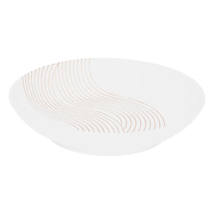 Lot de 6 Assiette creuse Sky lounge blanc D20xH4,1cm