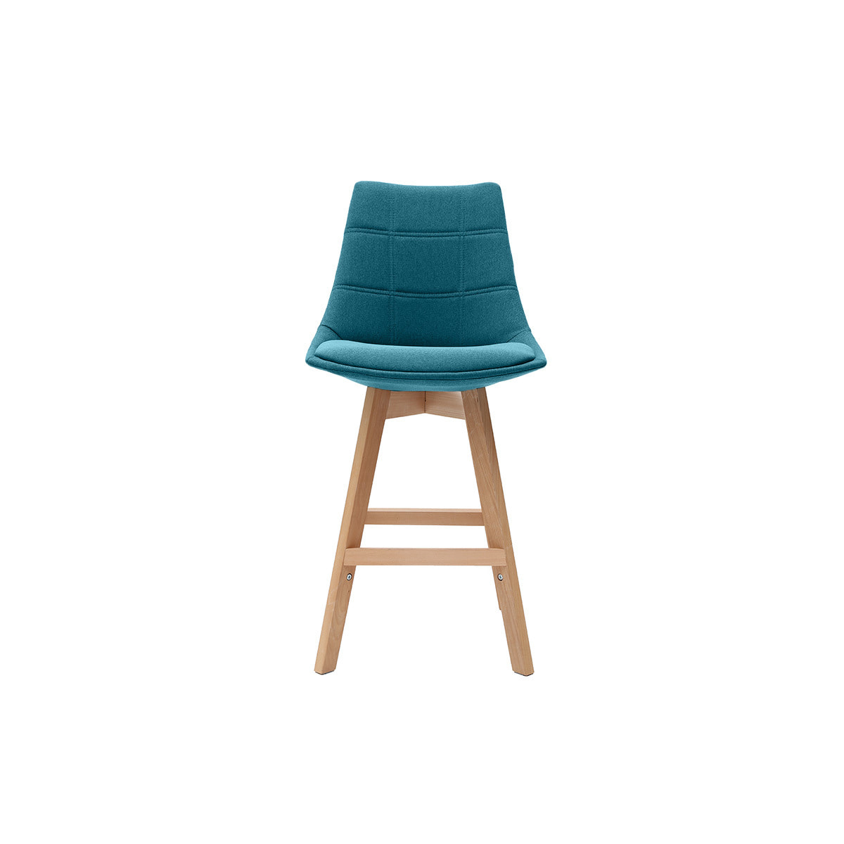 Tabourets de bar scandinaves bleu canard 65 cm (lot de 2) MATILDE