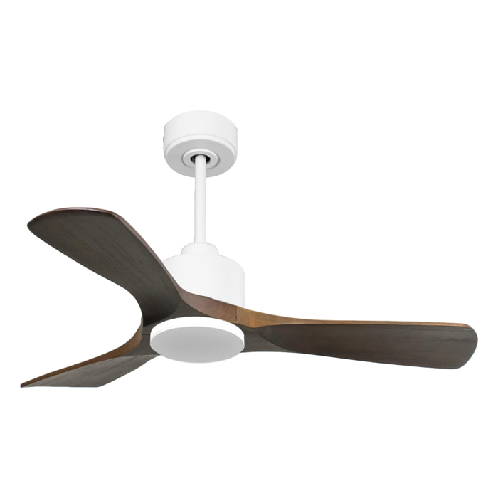 Ventilateur de plafond Réversible  Thermostat Wifi Moteur à courant continu Toits en pente Télécommande Hypersilence Mémoire