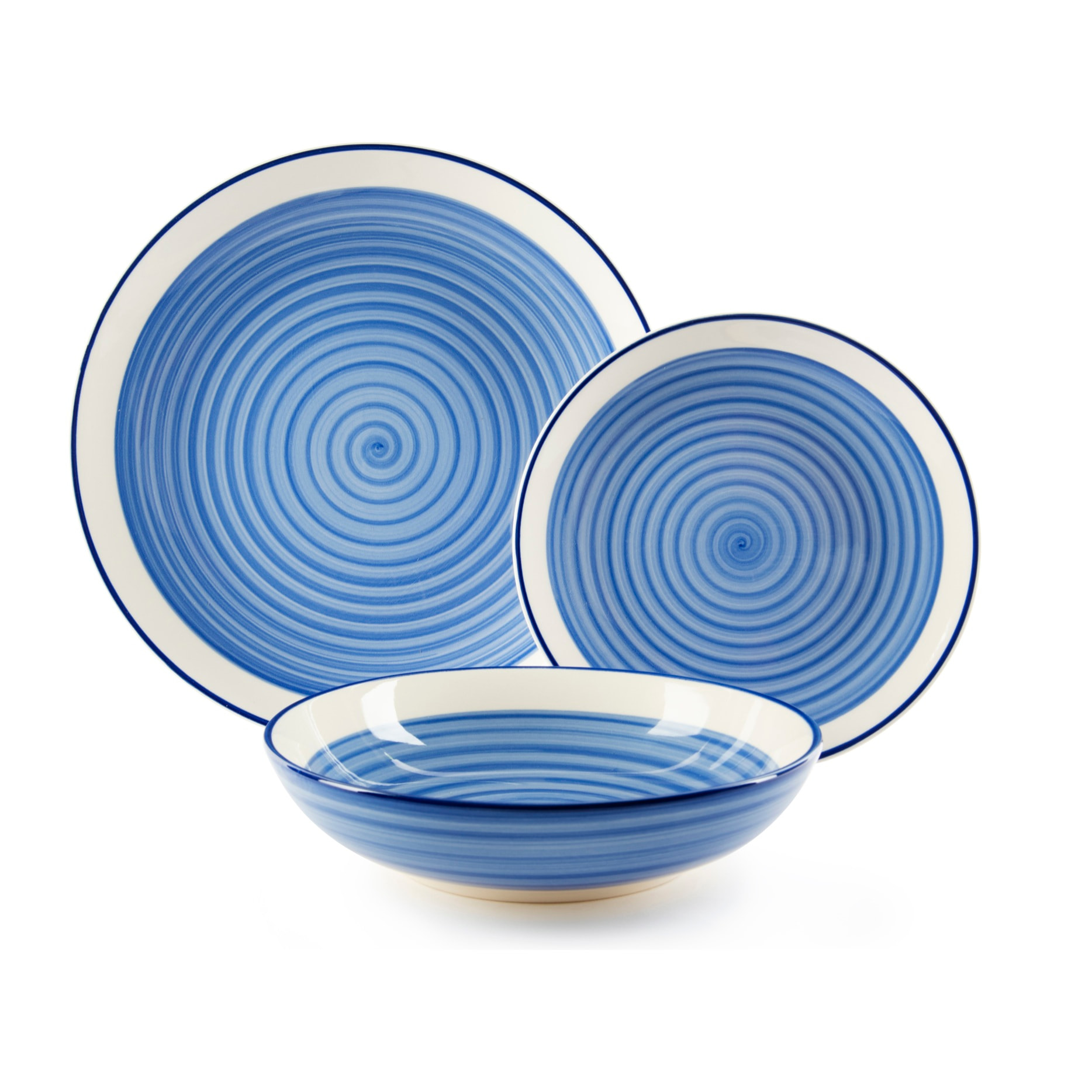 Servizio piatti 18 pezzi Excelsa – Old Italy, Ceramica Multicolore