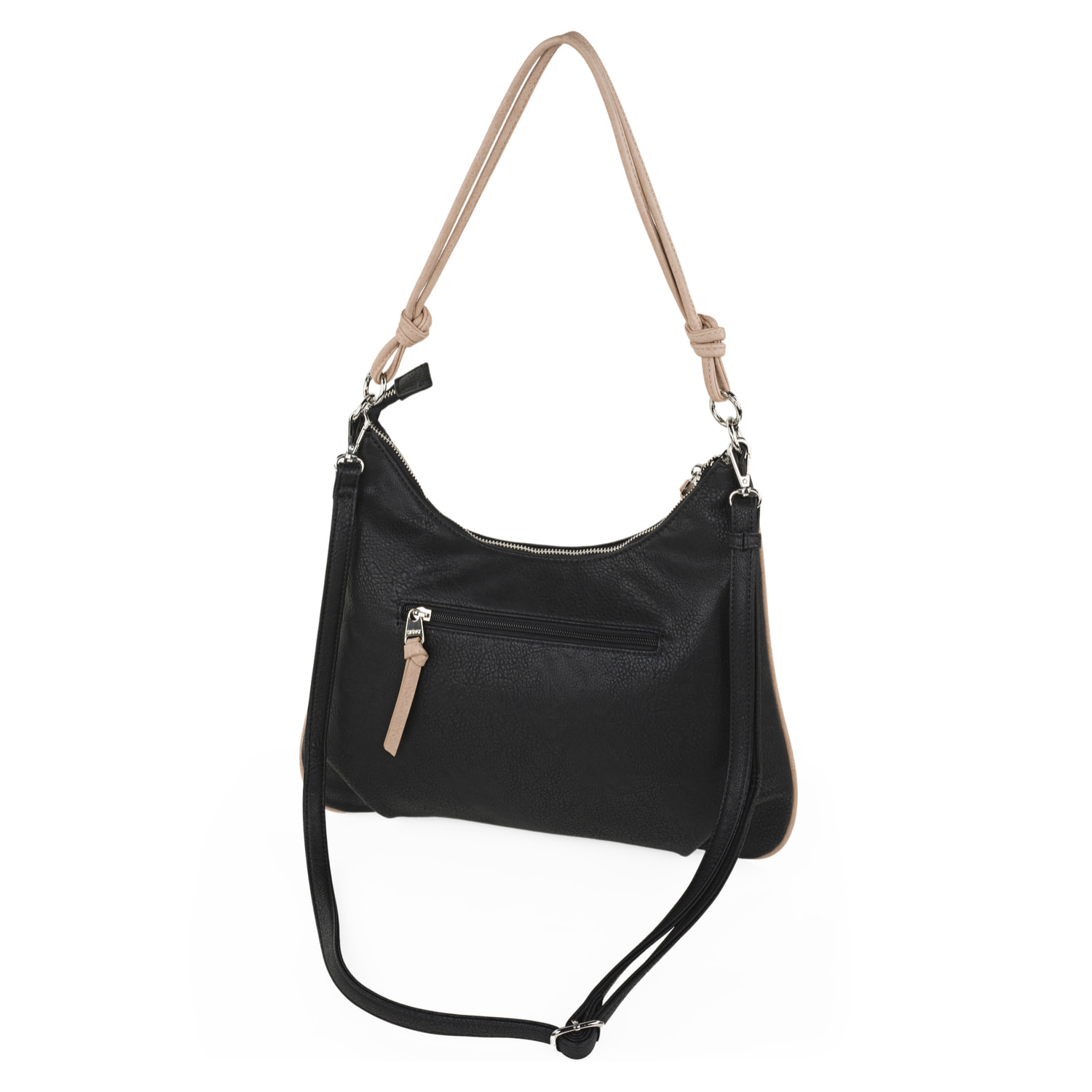 Bolso Hobo-Hombro Skpat Crosses Negro-Taupe