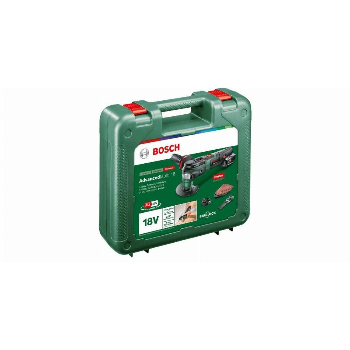 Cortadora-lijadora BOSCH Advanced Multi 18 18V + 1 batería 2,5 Ah - 0603104001