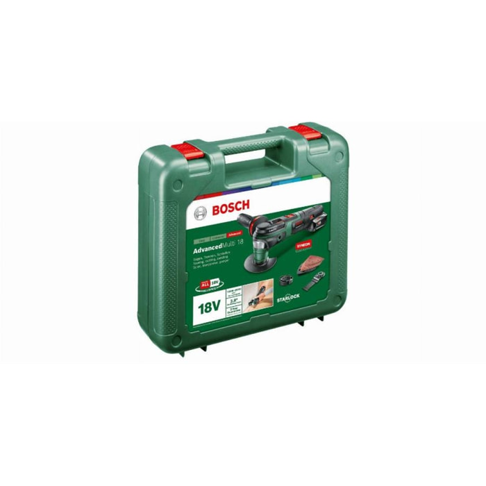 Cortadora-lijadora BOSCH Advanced Multi 18 18V + 1 batería 2,5 Ah - 0603104001