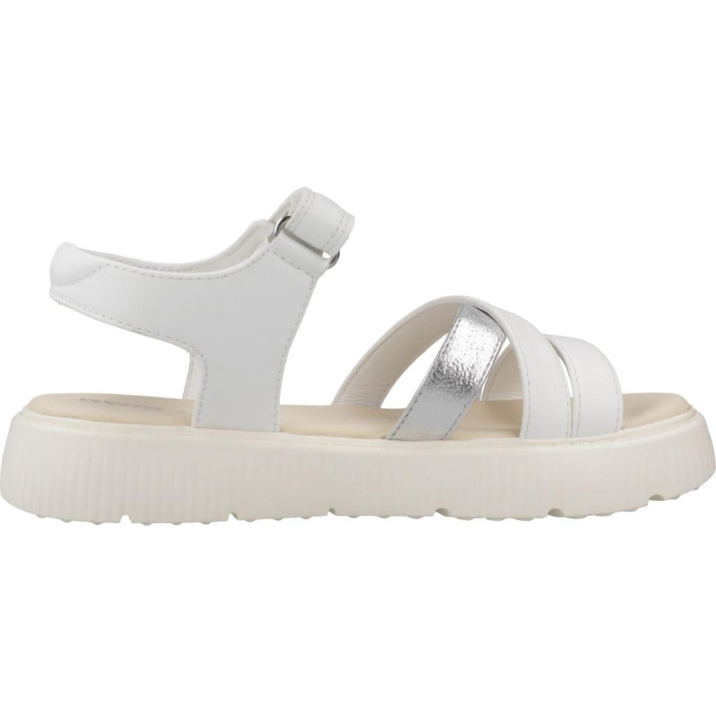 Sandalias Niña de la marca GEOX  modelo J SANDAL KODETTE GIR BLANCO