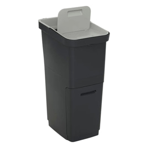Poubelle de tri 36L 2 compartiments
