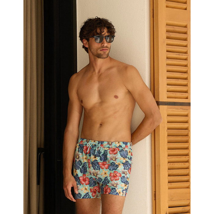 Short Baño Turquesa - Baez