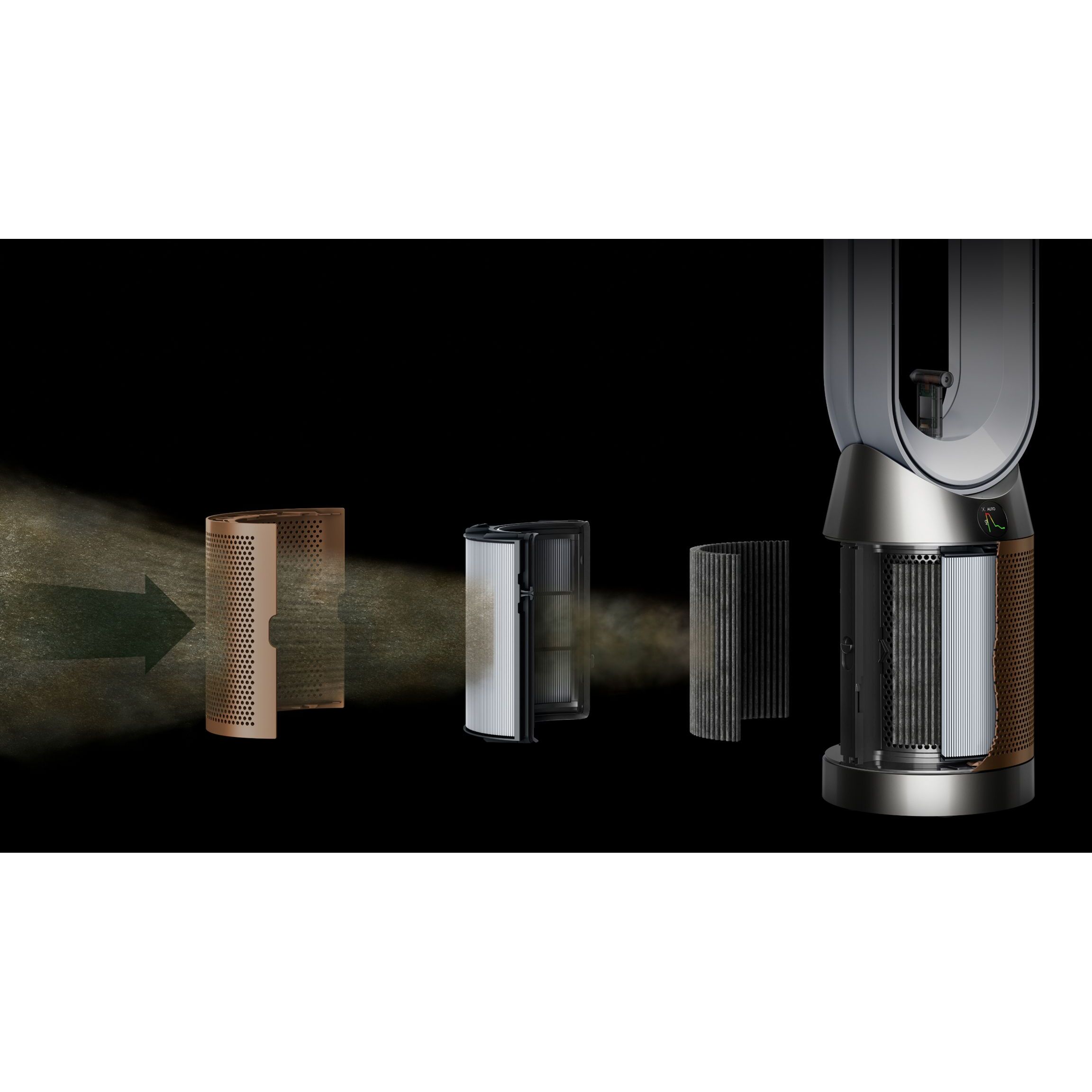 Ventilateur purificateur Dyson Find+Follow™ Purifier Cool PC3 (Blanc/Or)