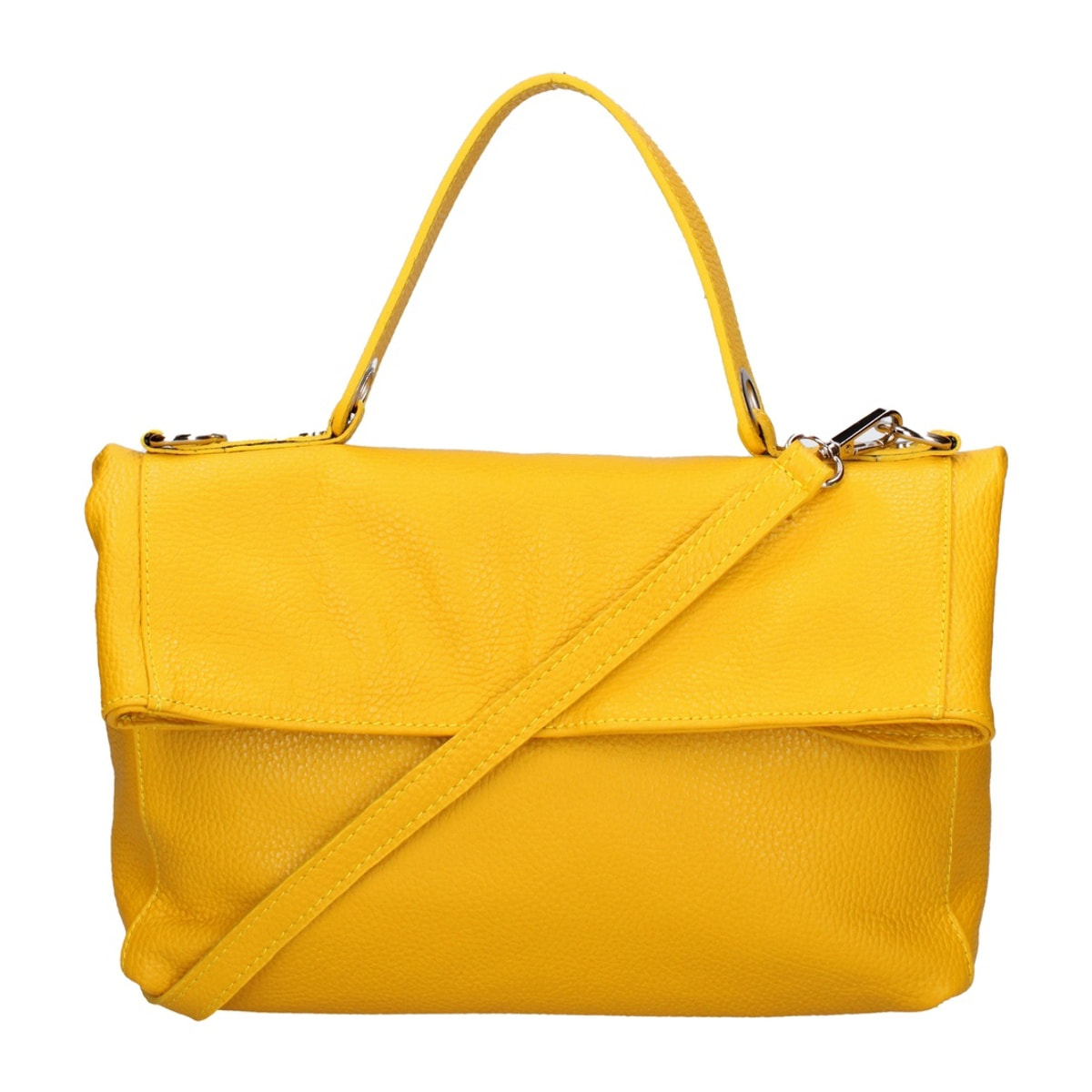 Borsa a spalla da donna - Modello False - Vera pelle - 34.0 x 21.0 x 12.0 cm